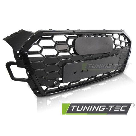 Griglia Frontale Nero Lucido Nero per Audi A5 F5 2019-2023 (Cod. TT-GRAUB1)