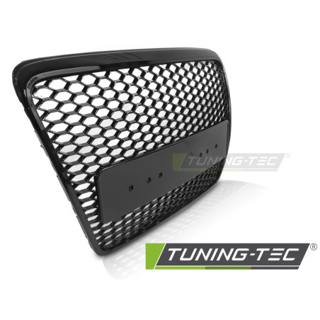 Griglia Frontale Nero Lucido Nero per Audi A6 C6 2004-2011 (Cod. TT-GRAUB3)