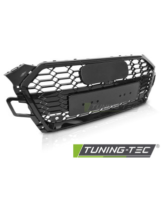 Griglia Frontale Nero Lucido Nero per Audi A5 F5 2019-2023 (Cod. TT-GRAUB0)