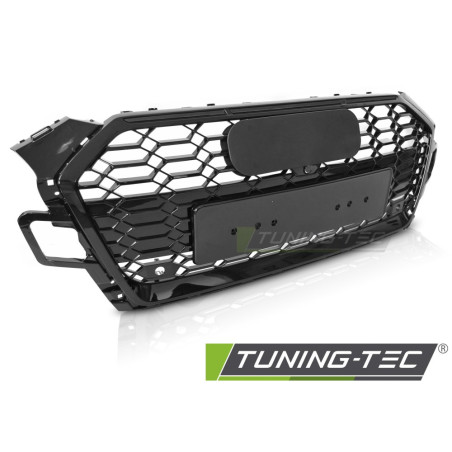 Griglia Frontale Nero Lucido Nero per Audi A5 F5 2019-2023 (Cod. TT-GRAUB0)