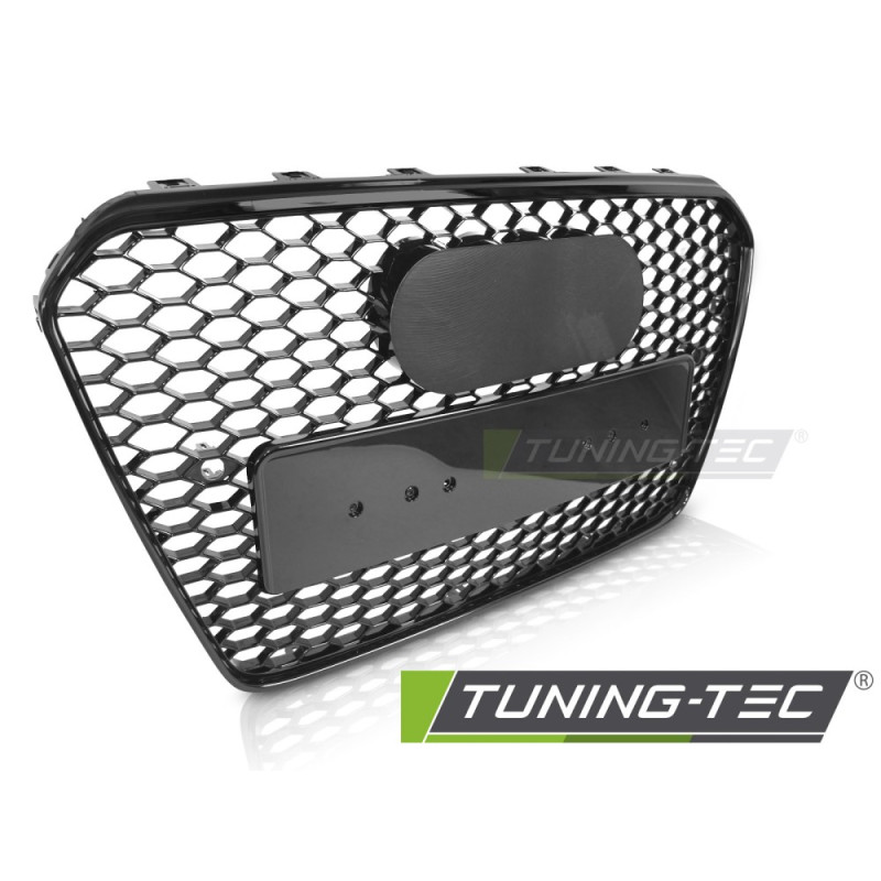Griglia Frontale Nero Lucido Nero per Audi A5 8T 8F 2011-2016 (Cod. TT-GRAUA6)