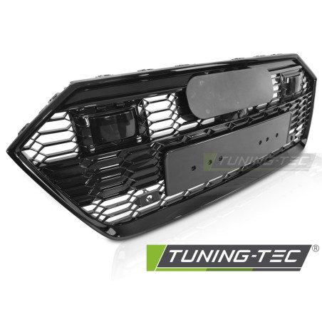 Griglia Frontale Nero Lucido Nero per Audi A7 C8 2018-2023 (Cod. TT-GRAUC0)