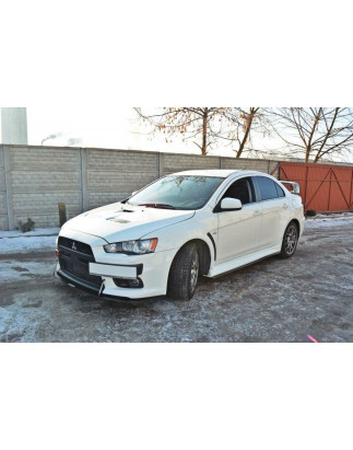 Diffusori minigonne racing Mitsubishi Lancer Evo X (Cod. M-MI-LA-10-EVO-CNC-SD1A)