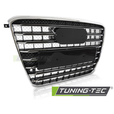 Griglia Frontale Cromato Nero per Audi A8 D4 2009-2013 (Cod. TT-GRAUC1)