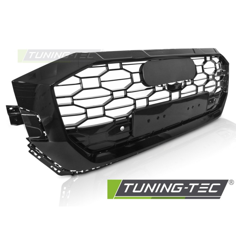 Griglia Frontale Nero Lucido Nero per Audi Q8 2018-2023 (Cod. TT-GRAUD1)