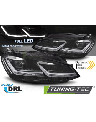Fari Anteriori Luci Diurne DRL LED per Volkswagen Golf 7 11/2012-2017 (Cod. TT-LPVWZ1)
