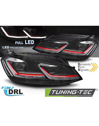 Fari Anteriori Luci Diurne DRL LED per Volkswagen Golf 7 11/2012-2017 (Cod. TT-LPVWZ0)