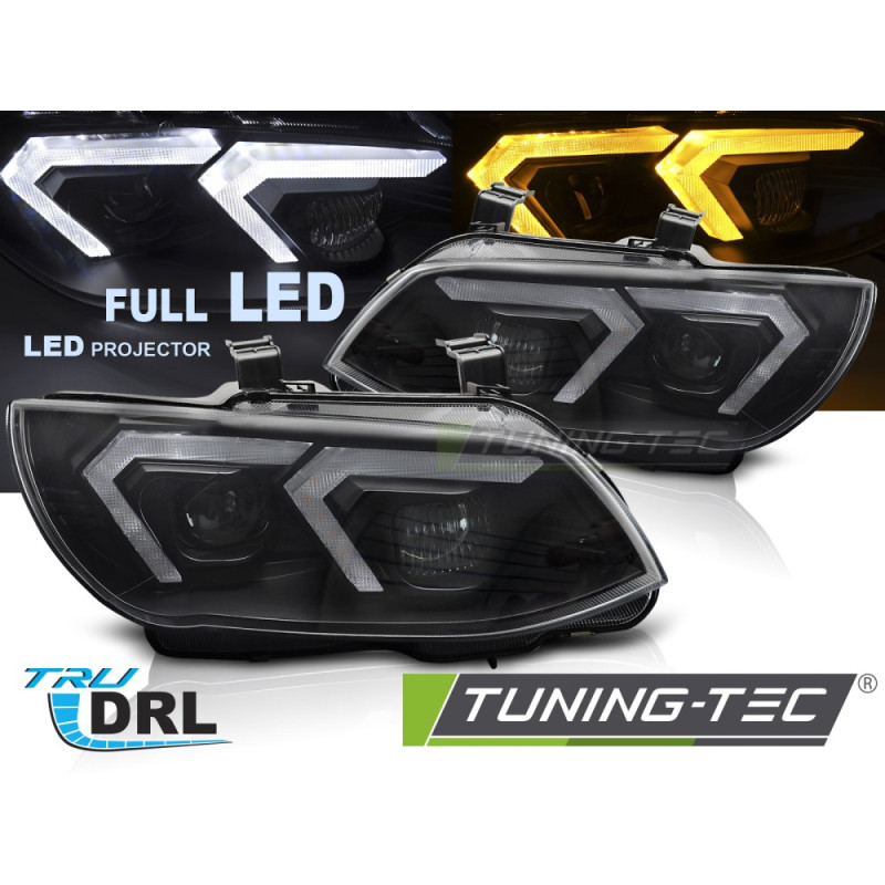 Fari Anteriori LED Nero per BMW E92/E93 Lci 2010-2013 (Cod. TT-LPBMS2)