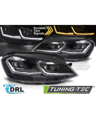 Fari Anteriori Luci Diurne DRL LED per Volkswagen Golf Vii 2013-2017 (Cod. TT-LPVX26)