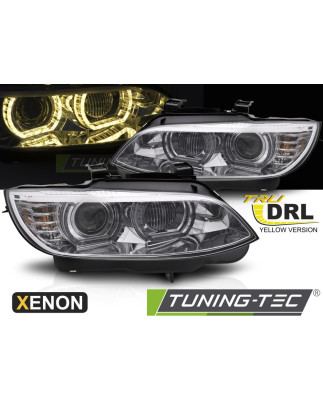 Fari Anteriori Luci Diurne DRL LED Cromato per BMW E92/E93 2006-2010 (Cod. TT-LPBMS3)