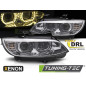 Fari Anteriori Luci Diurne DRL LED Cromato per BMW E92/E93 2006-2010 (Cod. TT-LPBMS3)