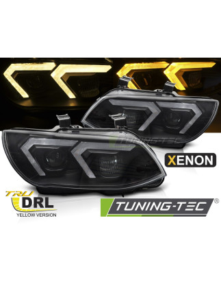 Fari Anteriori Luci Diurne DRL LED Nero per BMW E92/E93 Lci 2010-2013 (Cod. TT-LPBMS6)