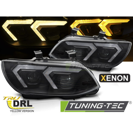 Fari Anteriori Luci Diurne DRL LED Nero per BMW E92/E93 Lci 2010-2013 (Cod. TT-LPBMS6)