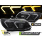 Fari Anteriori Luci Diurne DRL LED Nero per BMW E92/E93 Lci 2010-2013 (Cod. TT-LPBMS6)