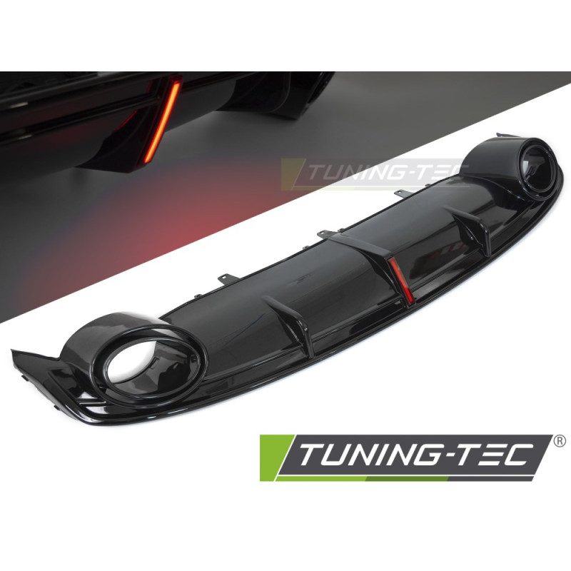 Fanali Posteriori LED Nero Lucido Nero per Audi A7 C7 2010-2014 (Cod. TT-ZTAU17)