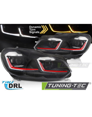 Fari Anteriori Luci Diurne DRL LED per Volkswagen Golf Vi 2008-2012 (Cod. TT-LPVWZ7)