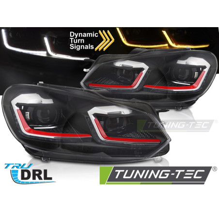 Fari Anteriori Luci Diurne DRL LED per Volkswagen Golf Vi 2008-2012 (Cod. TT-LPVWZ7)