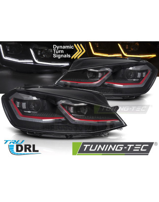 Fari Anteriori Luci Diurne DRL LED per Volkswagen Golf Vii 2017-2019 (Cod. TT-LPVX29)