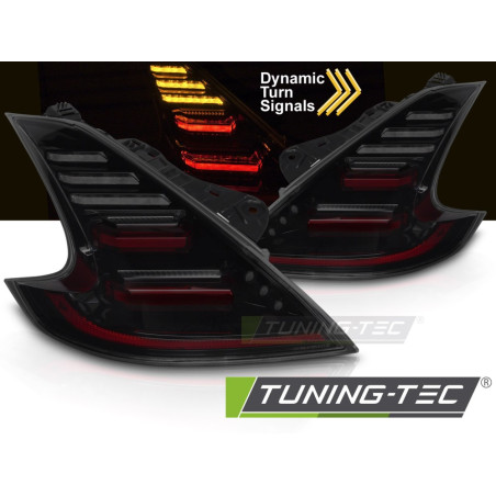 Fanali Posteriori LED Nero per Nissan 370Z 2009-2020 (Cod. TT-LDNI13)