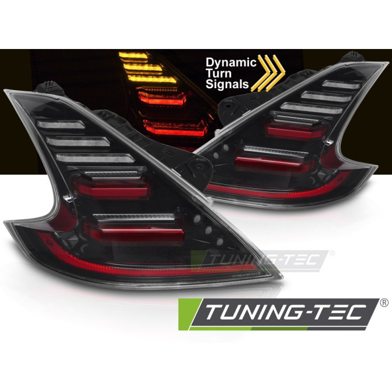 Fanali Posteriori LED Nero per Nissan 370Z 2009-2020 (Cod. TT-LDNI12)
