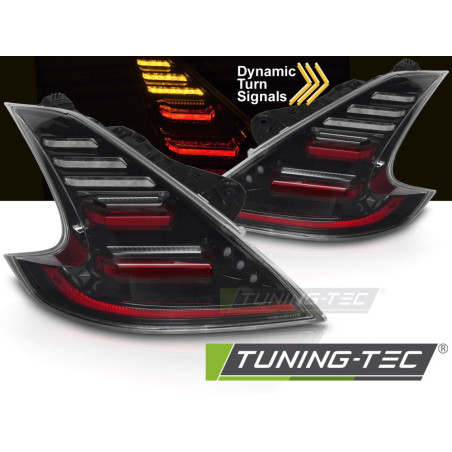 Fanali Posteriori LED Nero per Nissan 370Z 2009-2020 (Cod. TT-LDNI12)