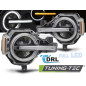 Fari Anteriori Luci Diurne DRL LED Nero per Ford Bronco 2021-2024 (Cod. TT-LPFOD3)