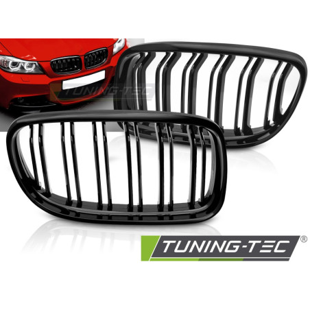 Griglia Frontale Nero Lucido Doppia Barra Nero per BMW E90/E91 Lci 2009-2011 (Cod. TT-GRBMH8)