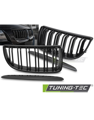 Griglia Frontale Nero Lucido Doppia Barra Nero per BMW E90/E91 2005-2008 (Cod. TT-GRBMH1)