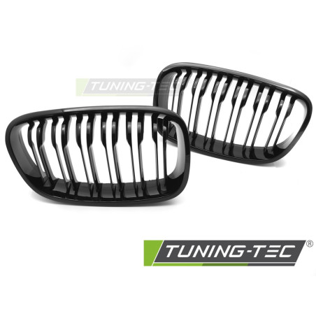 Griglia Frontale Nero Lucido Doppia Barra Nero per BMW F20/F21 2011-2014 (Cod. TT-GRBMF8)