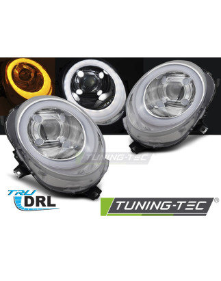 Fari Anteriori Luci Diurne DRL Cromato per Mini Cooper F55/F56/F57 2014-2017 (Cod. TT-LPMC23)
