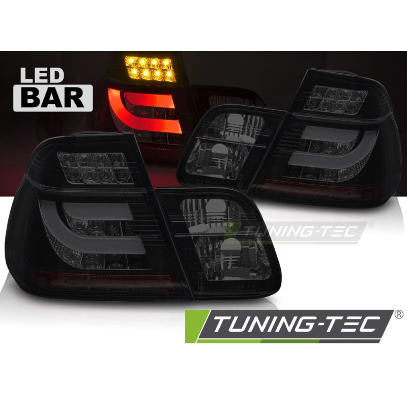Fanali Posteriori LED Nero per BMW E46 1998-2001 (Cod. TT-LDBMN8)