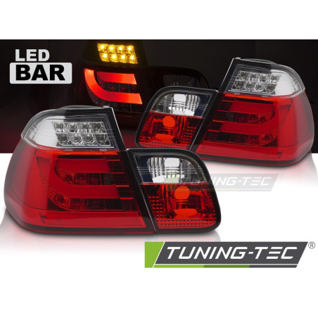 Fanali Posteriori LED Rosso/bianco per BMW E46 1998-2001 (Cod. TT-LDBMN9)