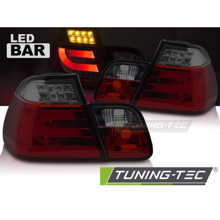 Fanali Posteriori LED Rosso Fumé per BMW E46 2001-2005 (Cod. TT-LDBMO5)