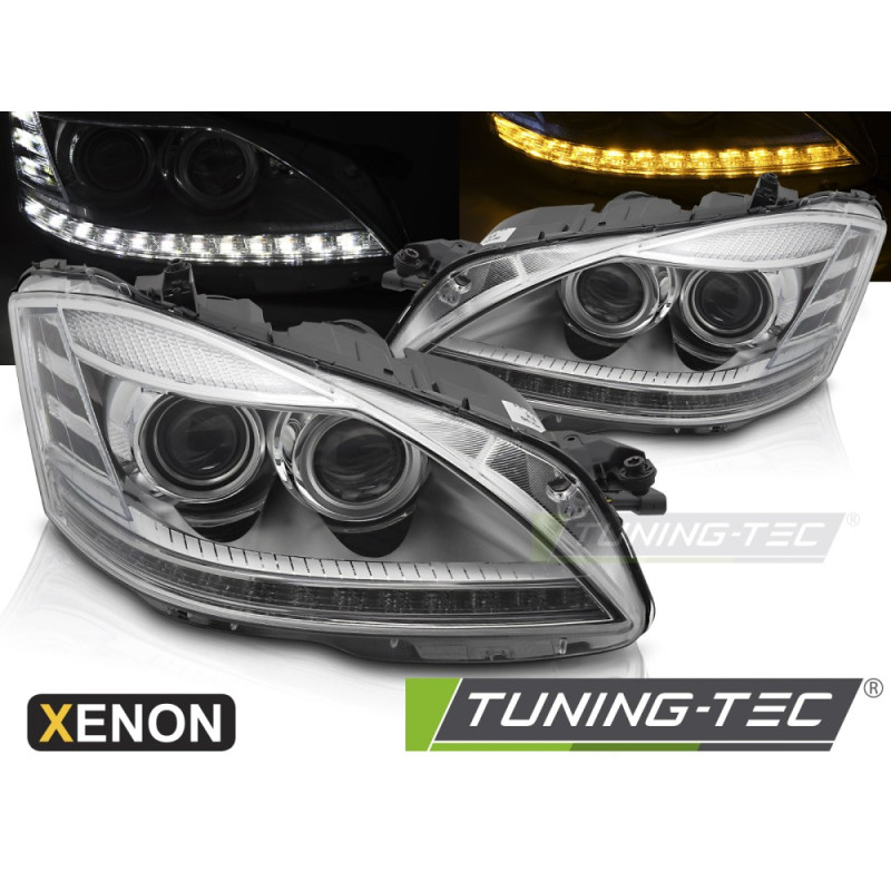 Fari Anteriori LED per Mercedes-Benz W221 S-class 2005-2009 (Cod. TT-LPMEF6)