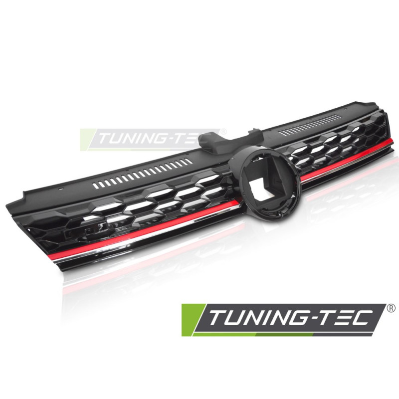 Griglia Frontale Nero Lucido Nero per Volkswagen Golf 7 2017-2019 (Cod. TT-GRVW38)
