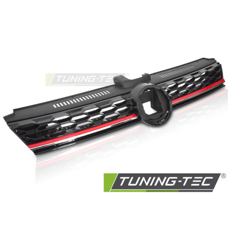 Griglia Frontale Nero Lucido Nero per Volkswagen Golf 7 2017-2019 (Cod. TT-GRVW38)
