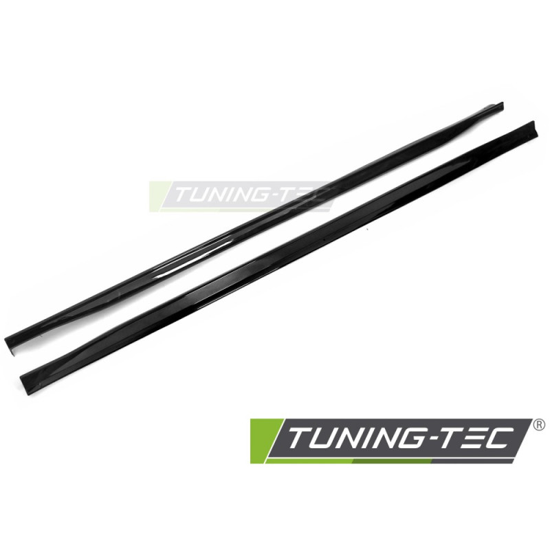 Minigonne Laterali Nero Lucido Nero per Volkswagen Golf 8 2019-2024 (Cod. TT-PGVW11)