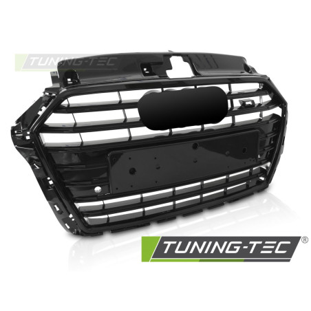 Griglia Frontale Nero Lucido Nero per Audi A3 8V 2017-2020 (Cod. TT-GRAUD9)