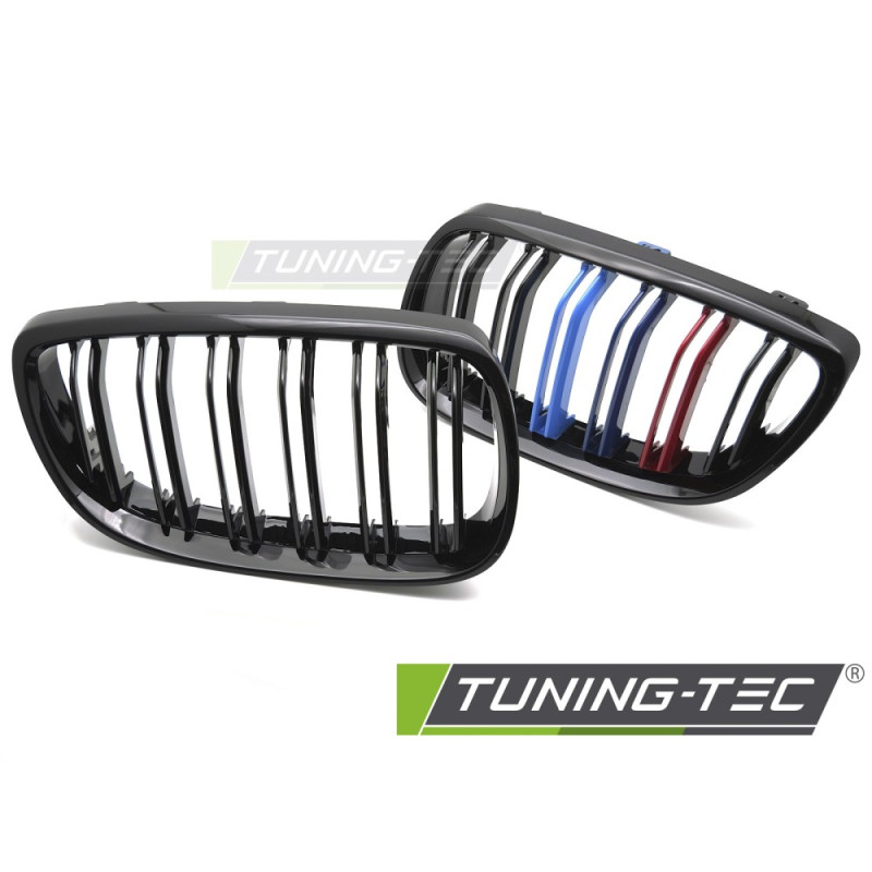 Griglia Frontale Nero Lucido Doppia Barra Nero per BMW E92/E93 2006-2010 (Cod. TT-GRBMI5)