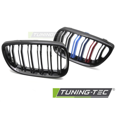 Griglia Frontale Nero Lucido Doppia Barra Nero per BMW E92/E93 2006-2010 (Cod. TT-GRBMI5)