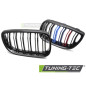 Griglia Frontale Nero Lucido Doppia Barra Nero per BMW E92/E93 2006-2010 (Cod. TT-GRBMI5)