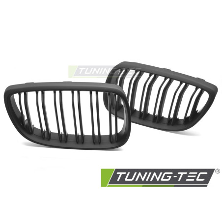 Griglia Frontale Nero Opaco Doppia Barra Nero per BMW E92/E93 2006-2010 (Cod. TT-GRBMI4)