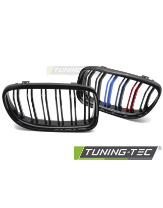 Griglia Frontale Nero Lucido Doppia Barra Nero per BMW E90/E91 Lci 2009-2011 (Cod. TT-GRBMI0)