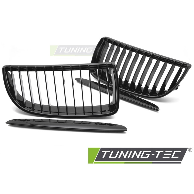 Griglia Frontale Nero Lucido Nero per BMW E90/E91 2005-2008 (Cod. TT-GRBMH4)