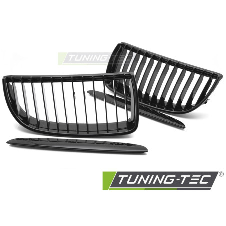 Griglia Frontale Nero Lucido Nero per BMW E90/E91 2005-2008 (Cod. TT-GRBMH4)