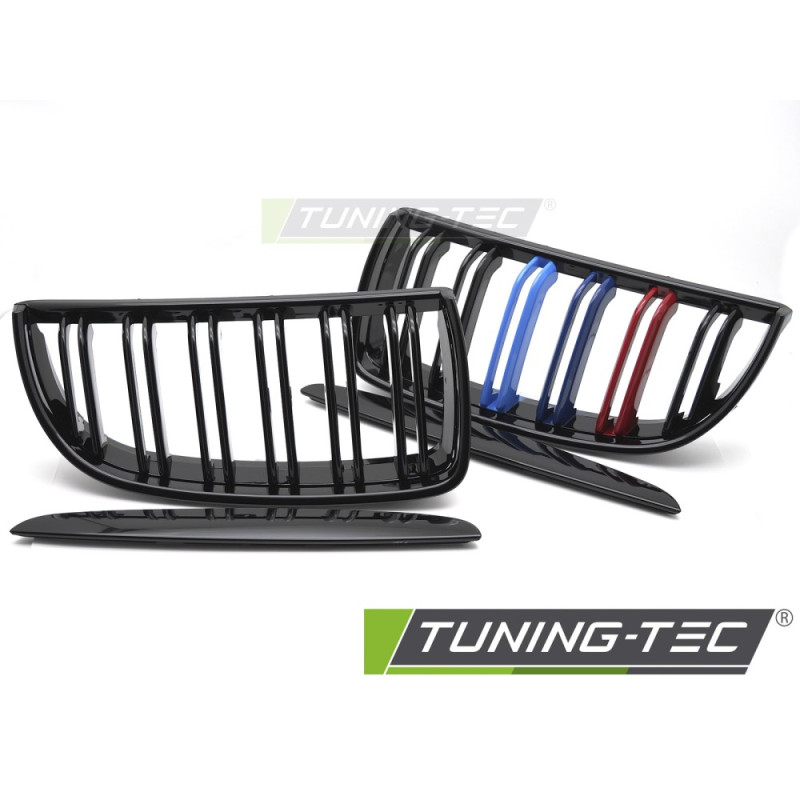 Griglia Frontale Nero Lucido Nero per BMW E90/E91 2005-2008 (Cod. TT-GRBMH3)