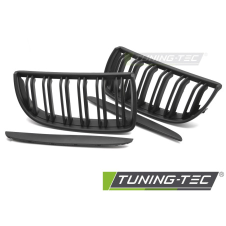 Griglia Frontale Nero Opaco Doppia Barra Nero per BMW E90/E91 2005-2008 (Cod. TT-GRBMH2)