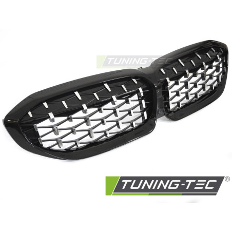 Griglia Frontale Cromato Nero per BMW G20/G21 2019-2022 (Cod. TT-GRBMK0)