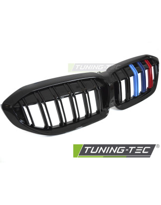Griglia Frontale Nero Lucido Doppia Barra Nero per BMW G20/G21 2019-2022 (Cod. TT-GRBMJ6)