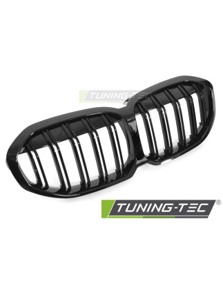 Griglia Frontale Nero Lucido Doppia Barra Nero per BMW F40 2019-2024 (Cod. TT-GRBMP0)